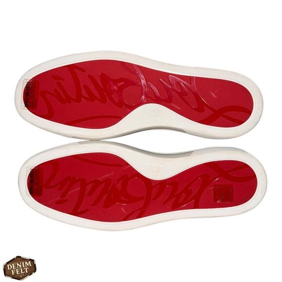 Christian Louboutin Seavaste 2 Orlato Spiked Low Top Sneaker Multi 39.5 NEW - Picture 11 of 16